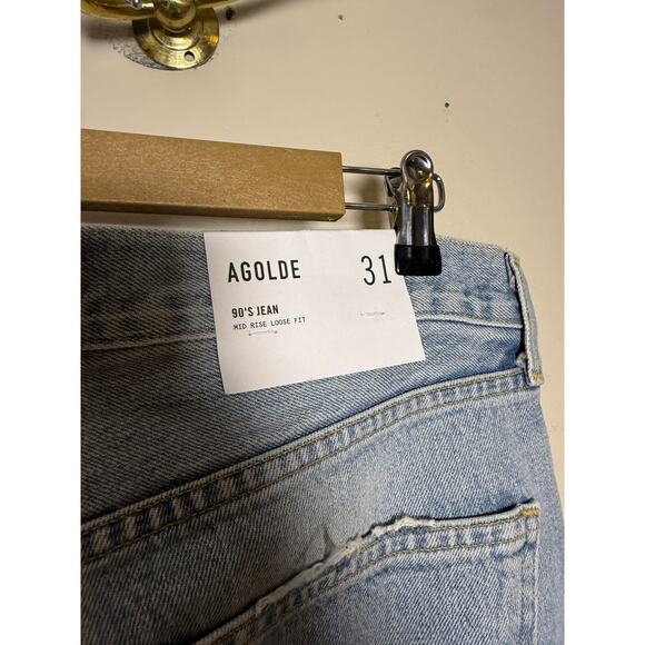AGOLDE 90's Jean Mid Rise Loose Fit NWT Sz. 31 - Picture 8 of 12
